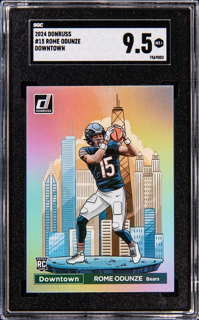 2024 Donruss Rome Odunze Downtown #15 card image