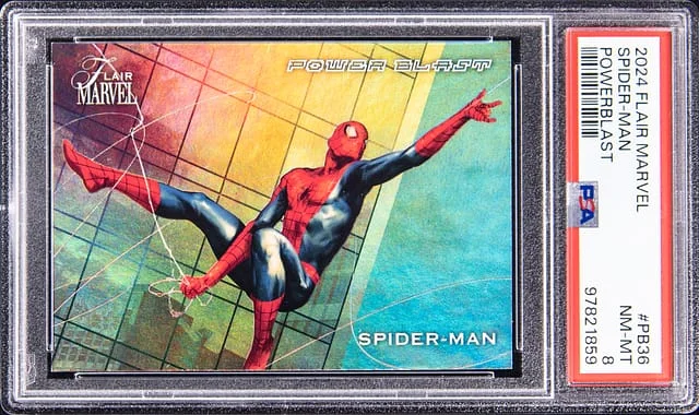 2024 Flair Spider-Man Marvel Powerblast #PB36 card image