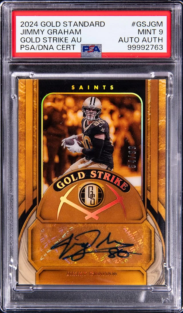 2024 Gold Standard Jimmy Graham Gold Strike Autographs #GSJGM card image