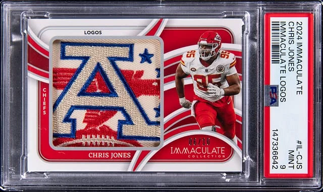 2024 Immaculate Chris Jones Immaculate Logos #IL-CJS card image