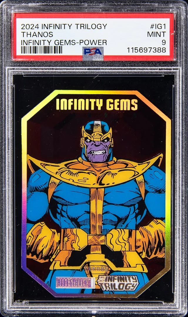 2024 Infinity Trilogy Infinity Gems-Power Thanos #IG1 card image
