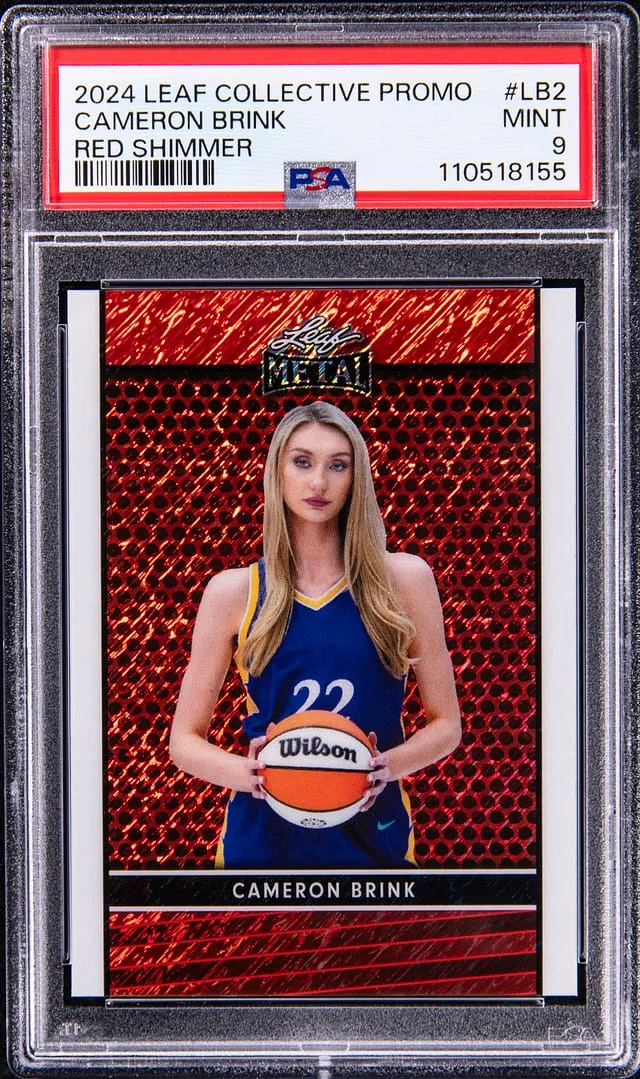 2024 Leaf Cameron Brink Collective Promo Red Shimmer #LB2 card image