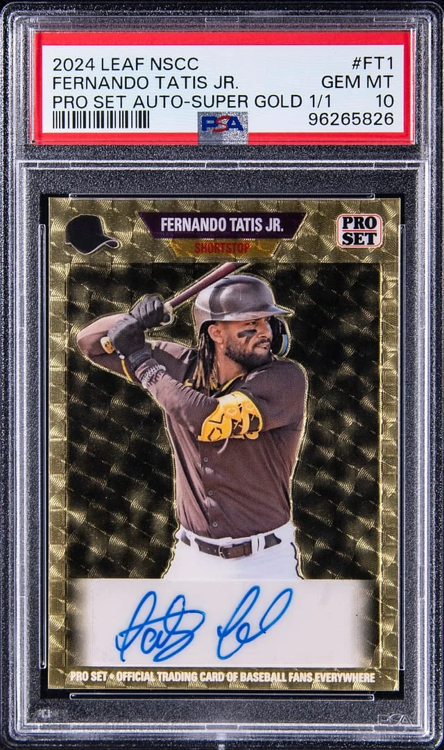 2024 Leaf Fernando Tatis Jr NSCC Pro Set Autographs Super Gold #FT1 card image