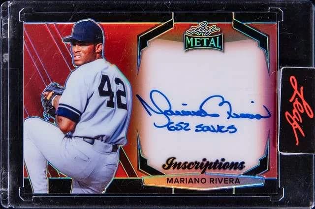 2024 Leaf Metal Mariano Rivera Inscriptions #MI-MR2 card image