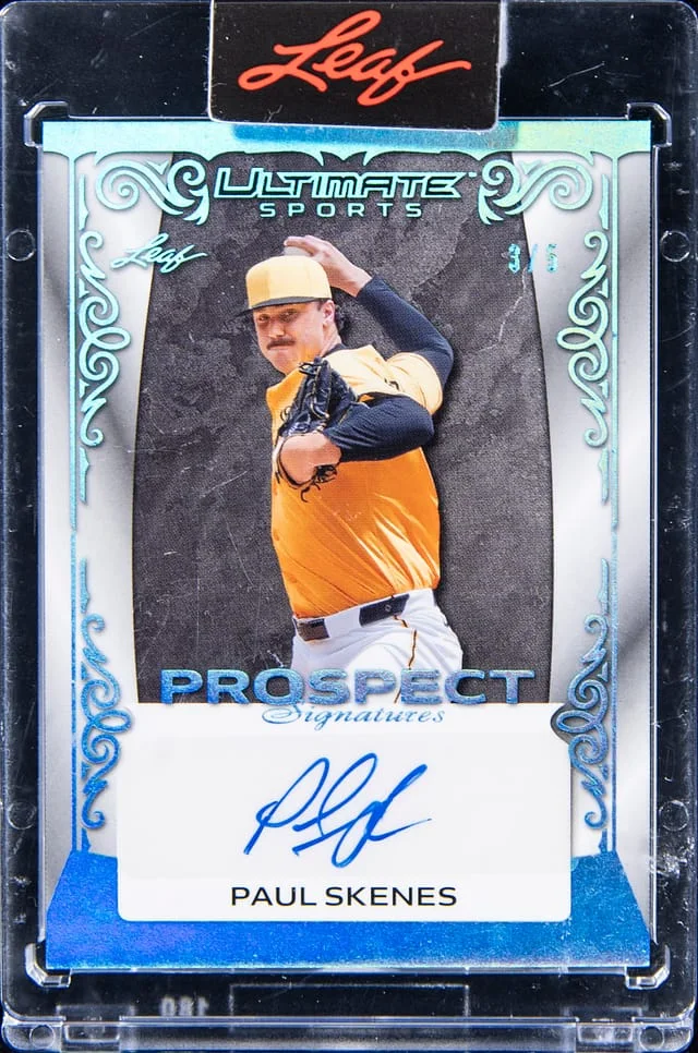 2024 Leaf Paul Skenes Ultimate Sports Prospect Signatures #UPS-PS1 card image