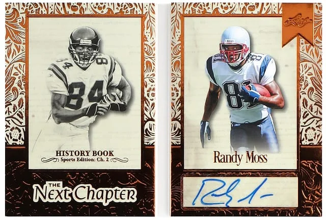2024 Leaf Randy Moss History Book The Next Chapter #NC-RMI card image