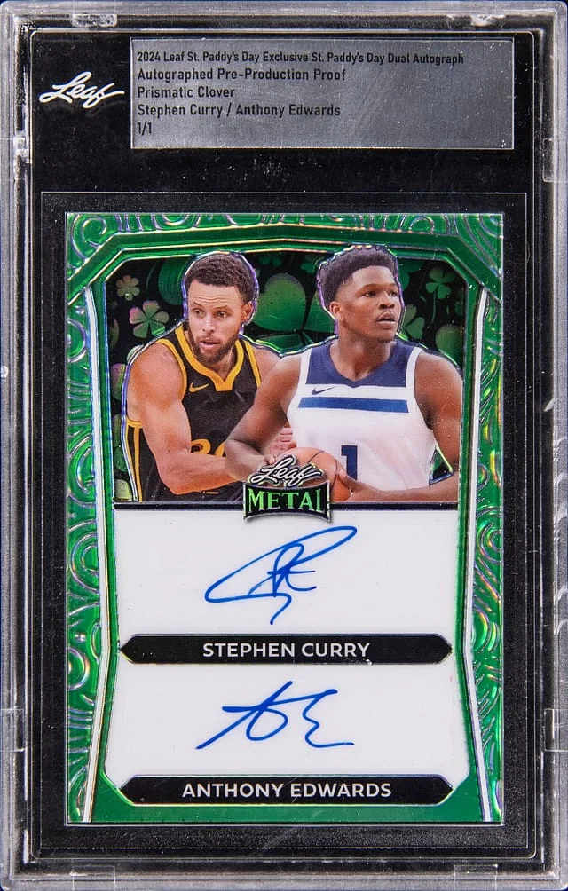 2024 Leaf St. Paddy's Day Exclusive St. Paddy's Day Dual #no-number card image