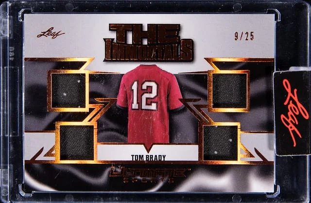 2024 Leaf Tom Brady Ultimate Sport The Immortals #I-23 card image