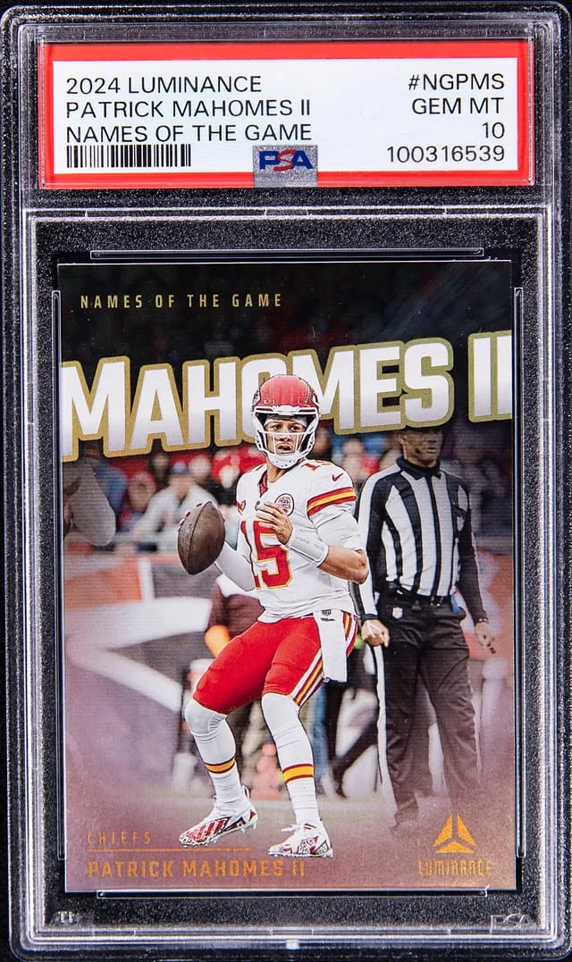 2024 Luminance Names of the Game Patrick Mahomes II #NGPMS card image