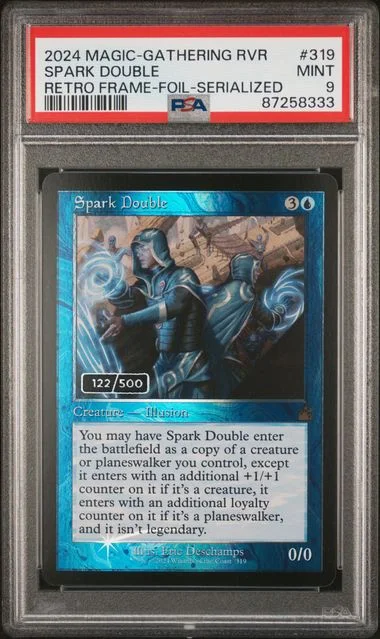 2024 Magic The Gathering Ravnica Remastered Retro Frame-Foil-Serialized Spark Double #319 card image