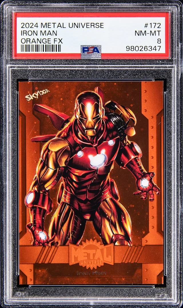 2024 Metal Universe Iron Man Orange FX #172 card image