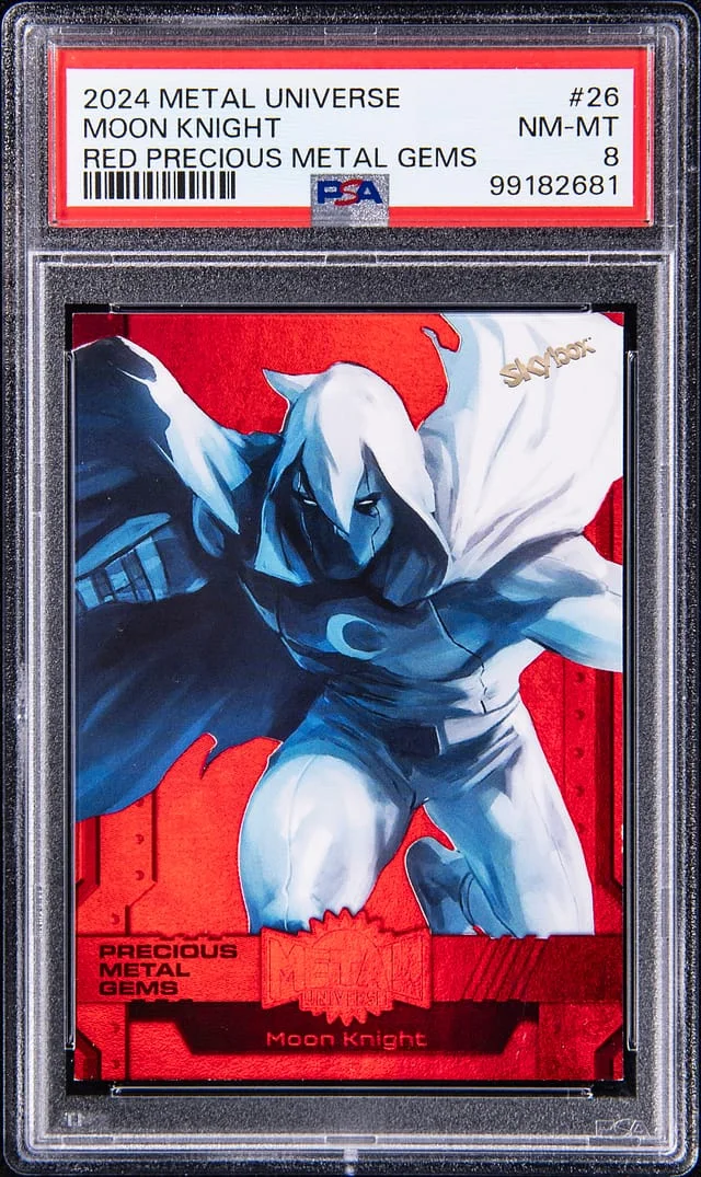 2024 Metal Universe Moon Knight Blue Precious Metal Gems (PMG) #26 card image