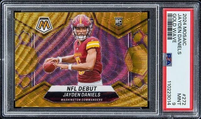 2024 Mosaic Jayden Daniels Gold Wave #272 card image