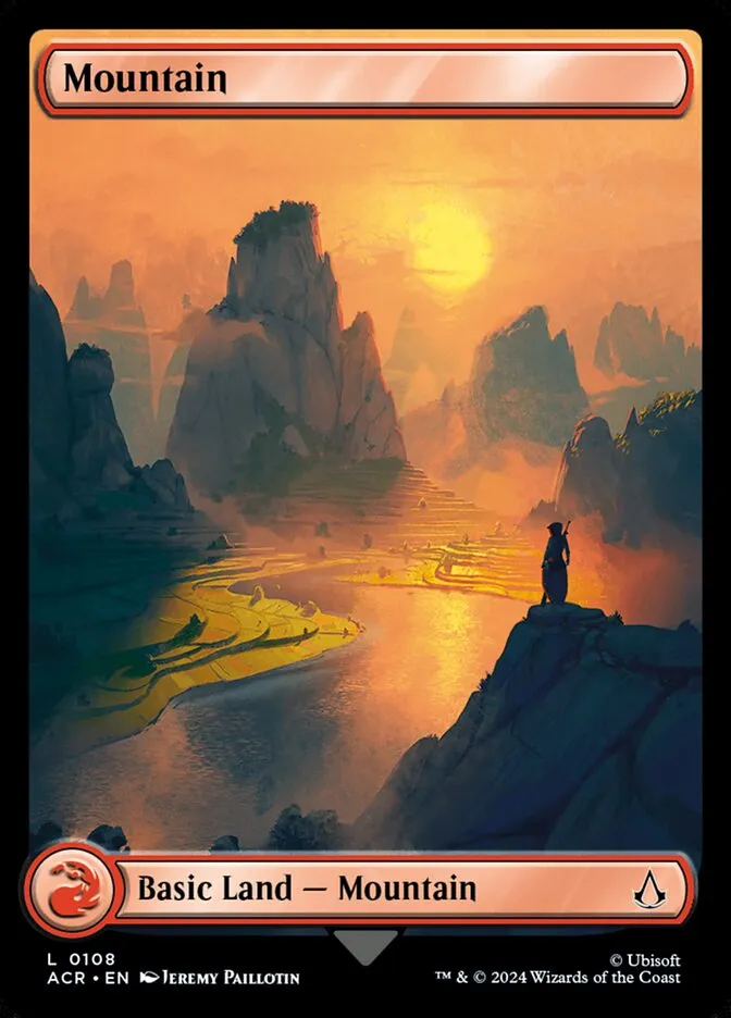 2024 Assassin's Creed Mountain common #108 common card image