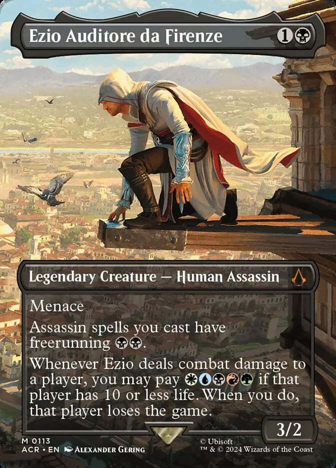 2024 Assassin's Creed Ezio Auditore da Firenze #113 mythic card image