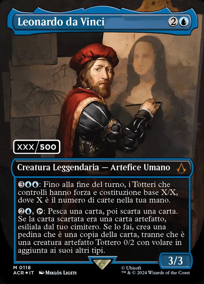 2024 Assassin's Creed Leonardo da Vinci #118z mythic card image