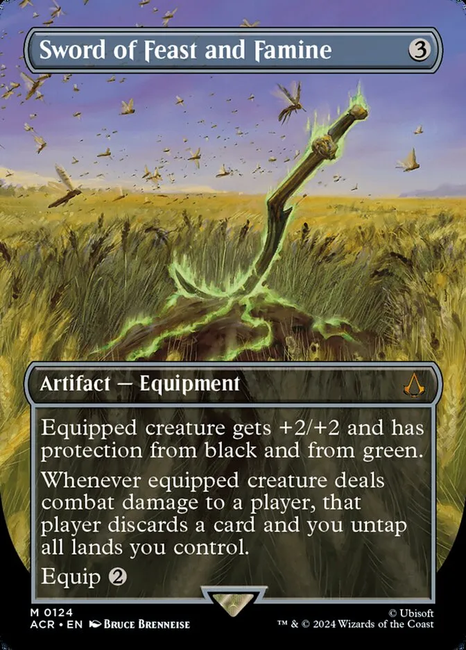 2024 Assassin's Creed Sword of Feast and Famine #124 mythic card image
