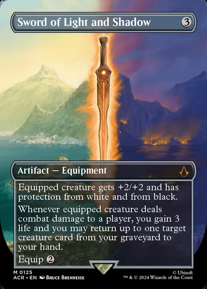 2024 Assassin's Creed Sword of Light and Shadow #125 mythic card image