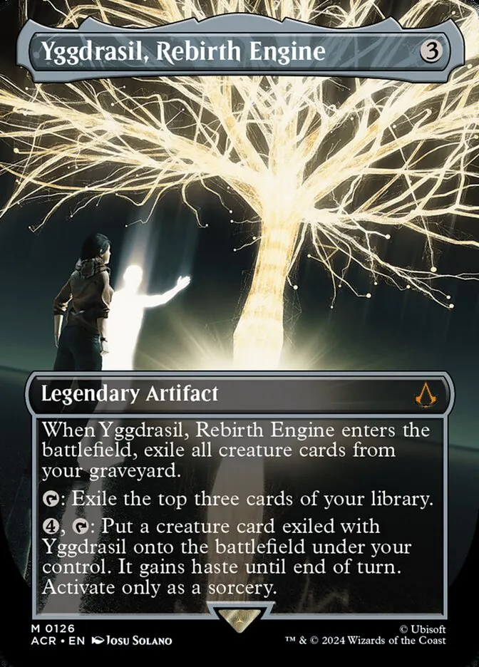 2024 Assassin's Creed Yggdrasil, Rebirth Engine #126 mythic card image