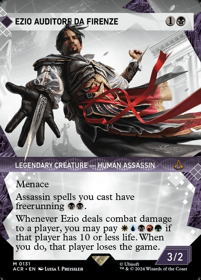2024 Assassin's Creed Ezio Auditore da Firenze #131 mythic card image
