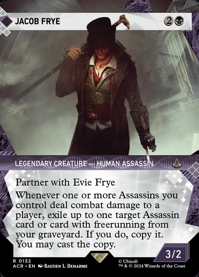 2024 Assassin's Creed Jacob Frye rare #132 rare card image