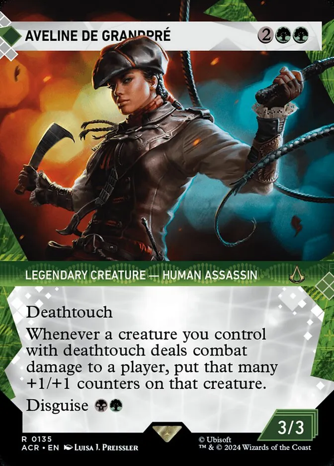 2024 Assassin's Creed Aveline de Grandpré rare #135 rare card image