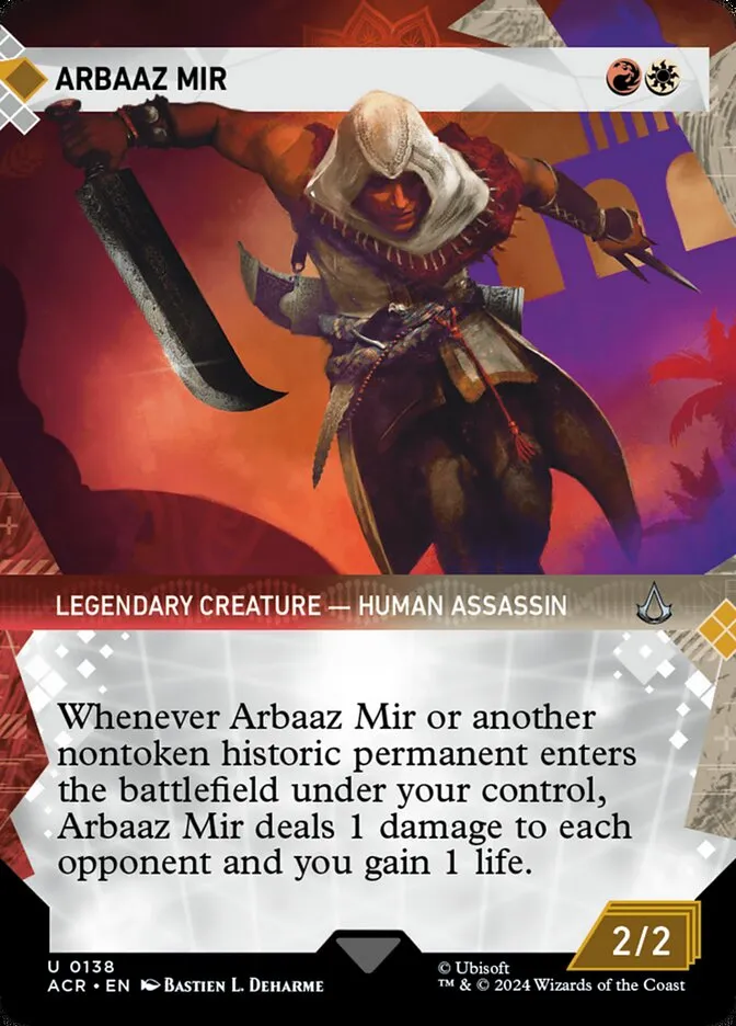 2024 Assassin's Creed Arbaaz Mir uncommon #138 uncommon card image