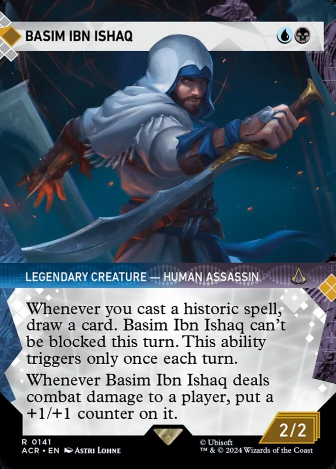 2024 Assassin's Creed Basim Ibn Ishaq rare #141 rare card image