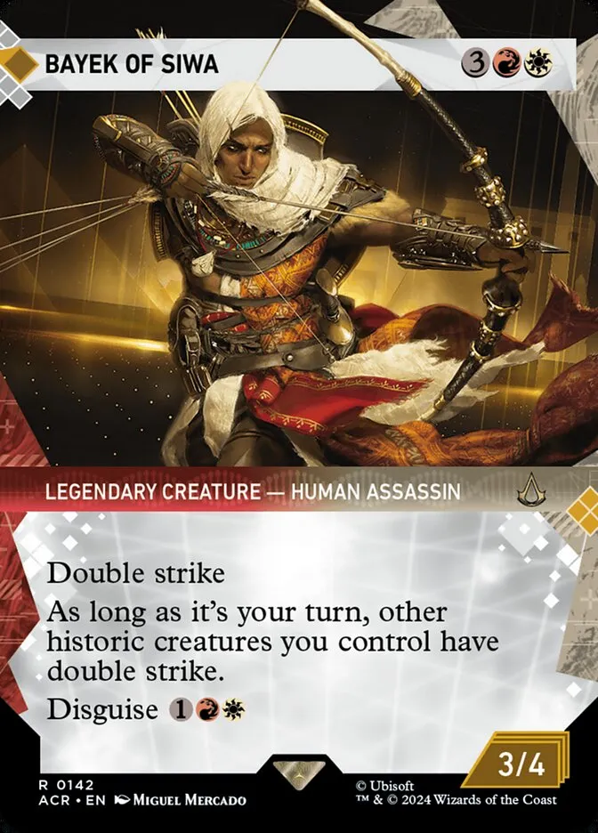 2024 Assassin's Creed Bayek of Siwa rare #142 rare card image