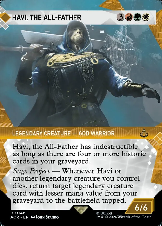 2024 Assassin's Creed Havi, the All-Father rare #146 rare card image