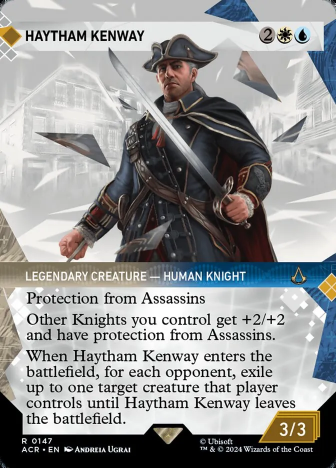 2024 Assassin's Creed Haytham Kenway rare #147 rare card image