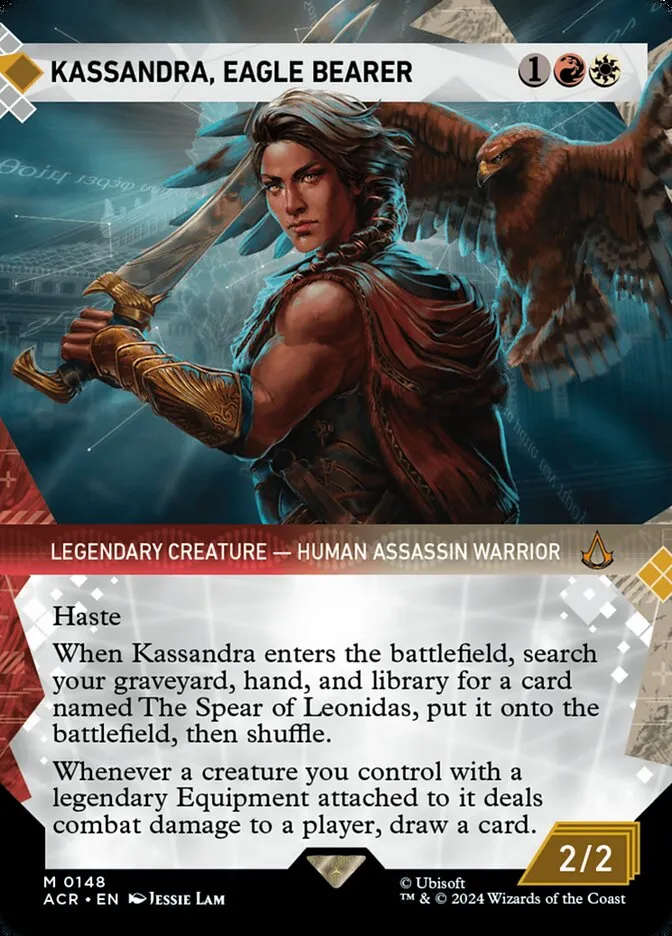 2024 Assassin's Creed Kassandra, Eagle Bearer #148 mythic card image