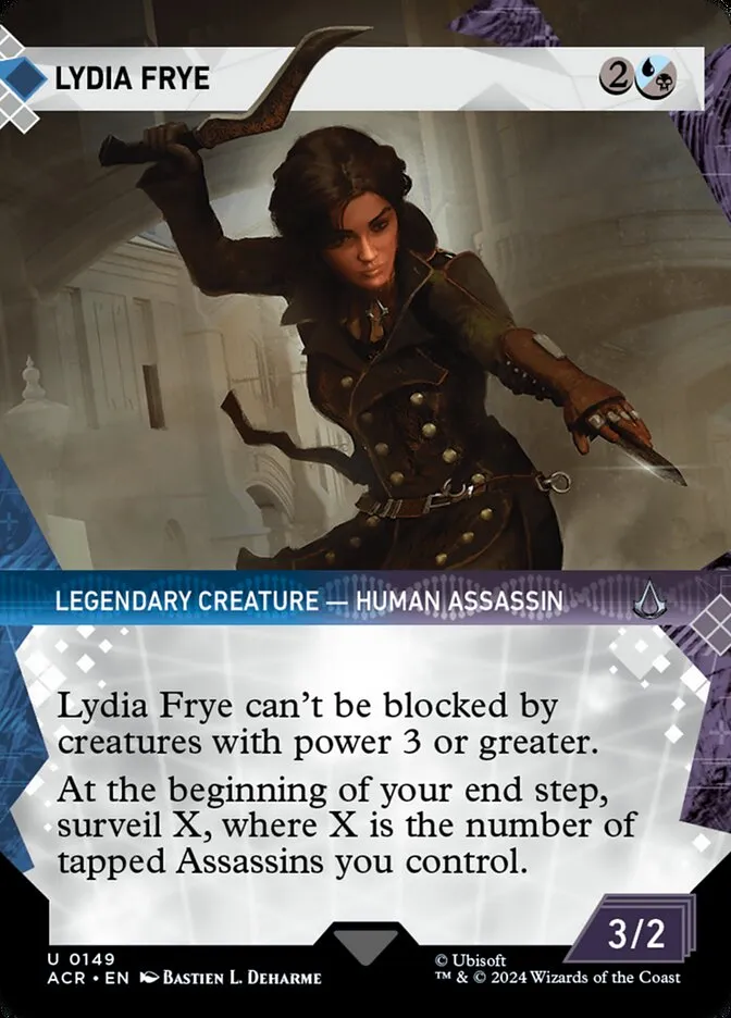 2024 Assassin's Creed Lydia Frye uncommon #149 uncommon card image