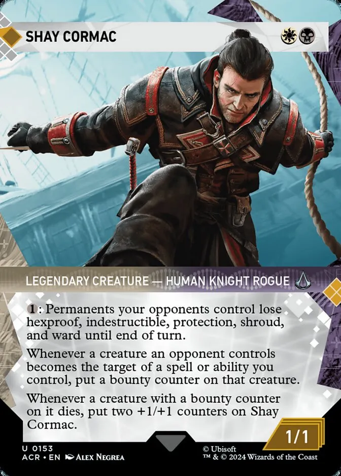 2024 Assassin's Creed Shay Cormac uncommon #153 uncommon card image