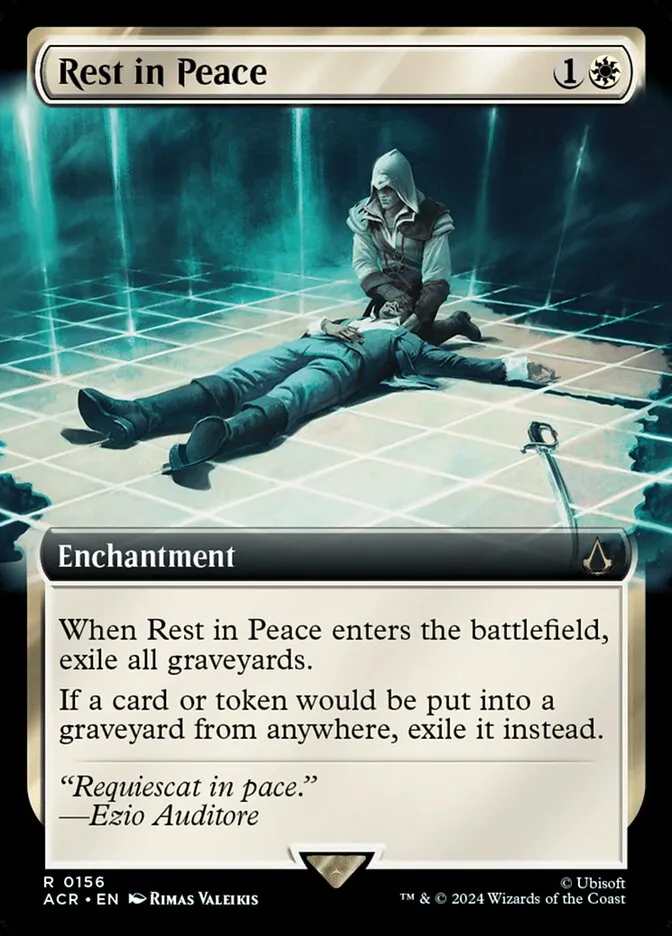 2024 Assassin's Creed Rest in Peace rare #156 rare card image
