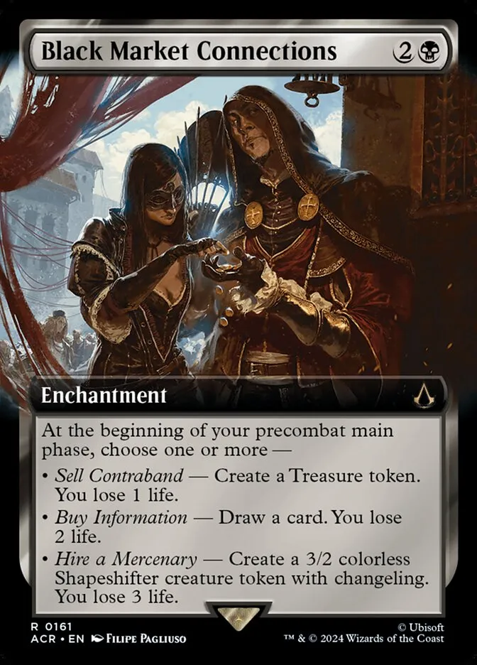 2024 Assassin's Creed Black Market Connections rare #161 rare card image
