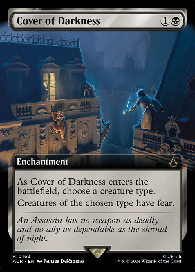 2024 Assassin's Creed Cover of Darkness rare #163 rare card image
