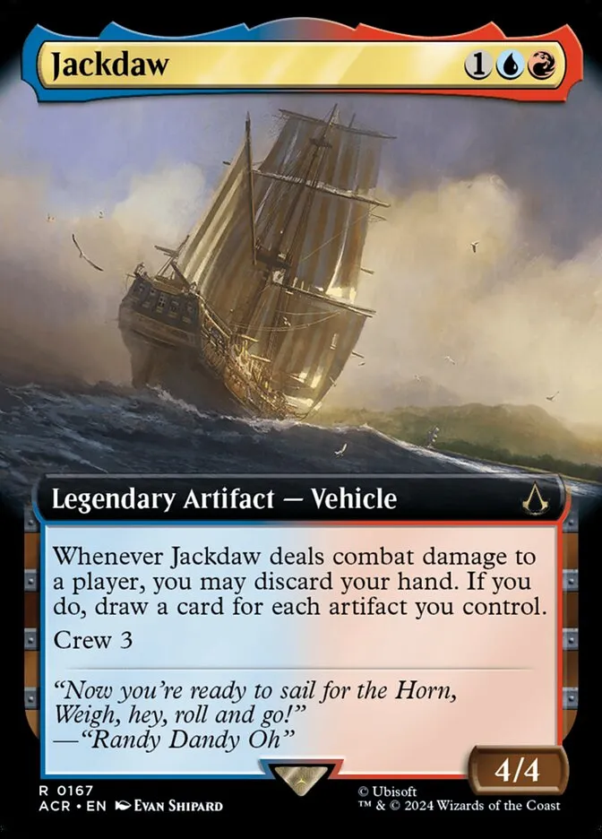 2024 Assassin's Creed Jackdaw rare #167 rare card image
