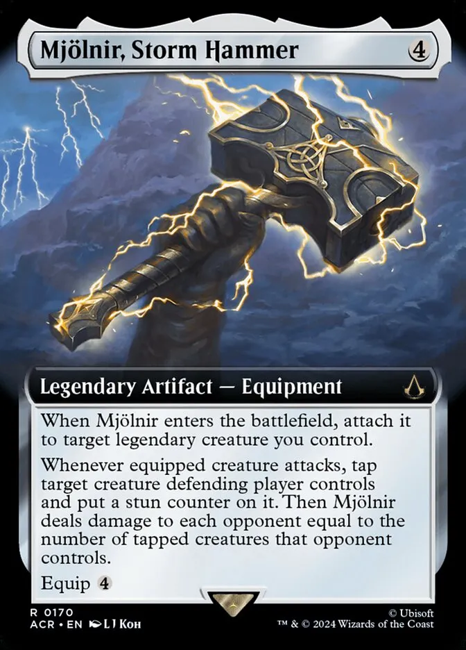 2024 Assassin's Creed Mjölnir, Storm Hammer rare #170 rare card image
