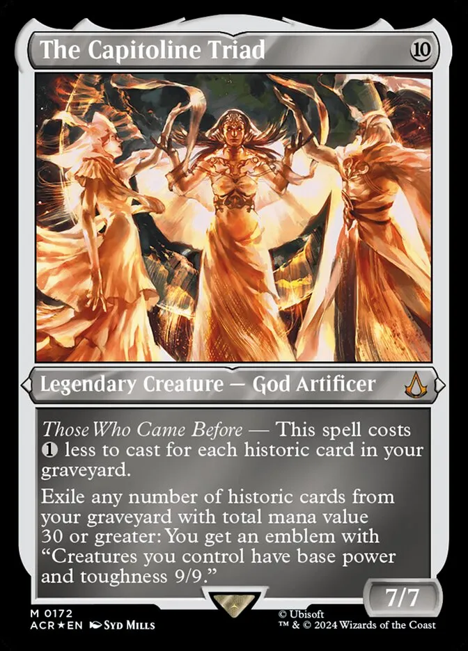 2024 Assassin's Creed The Capitoline Triad #172 mythic card image
