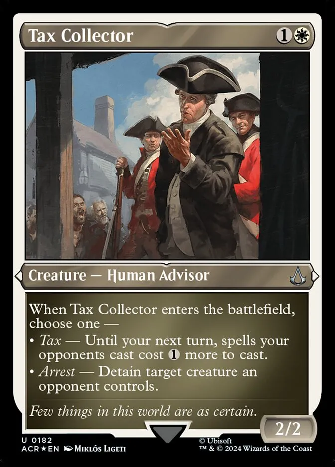 2024 Assassin's Creed Tax Collector uncommon #182 uncommon card image