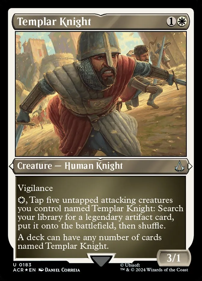 2024 Assassin's Creed Templar Knight uncommon #183 uncommon card image