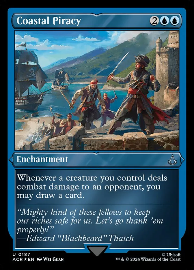 2024 Assassin's Creed Coastal Piracy uncommon #187 uncommon card image