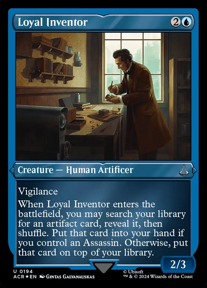 2024 Assassin's Creed Loyal Inventor uncommon #194 uncommon card image
