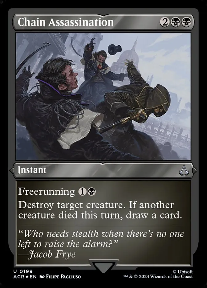 2024 Assassin's Creed Chain Assassination uncommon #199 uncommon card image