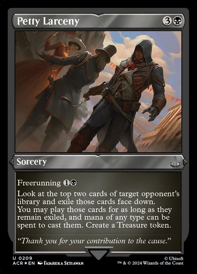 2024 Assassin's Creed Petty Larceny #209 uncommon card image