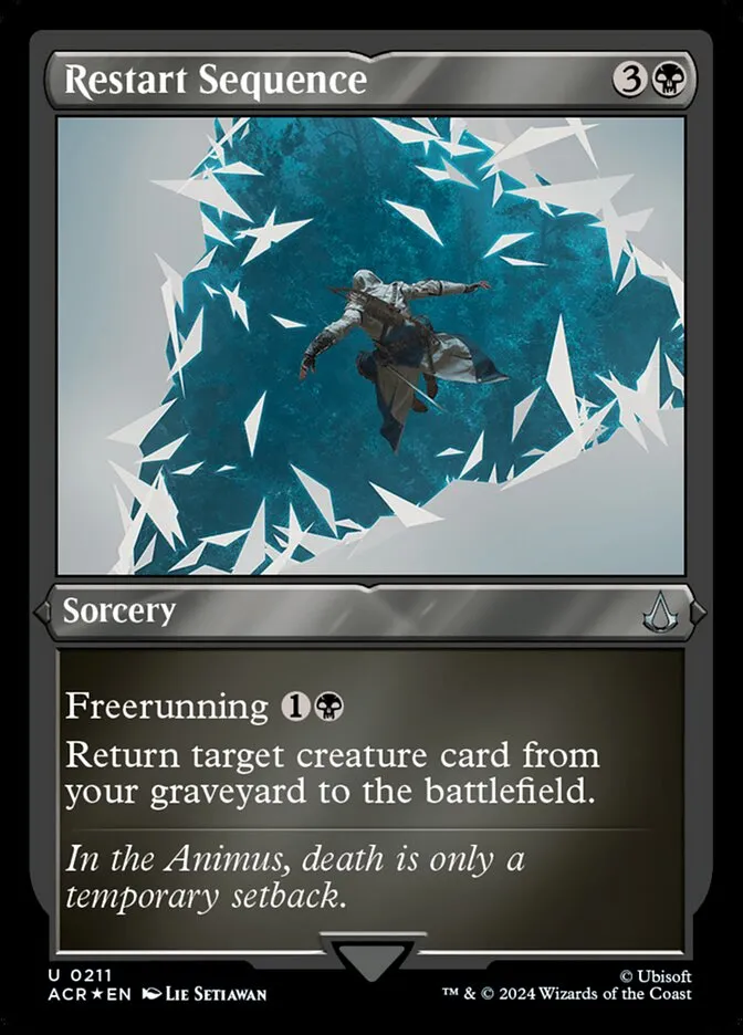 2024 Assassin's Creed Restart Sequence uncommon #211 uncommon card image
