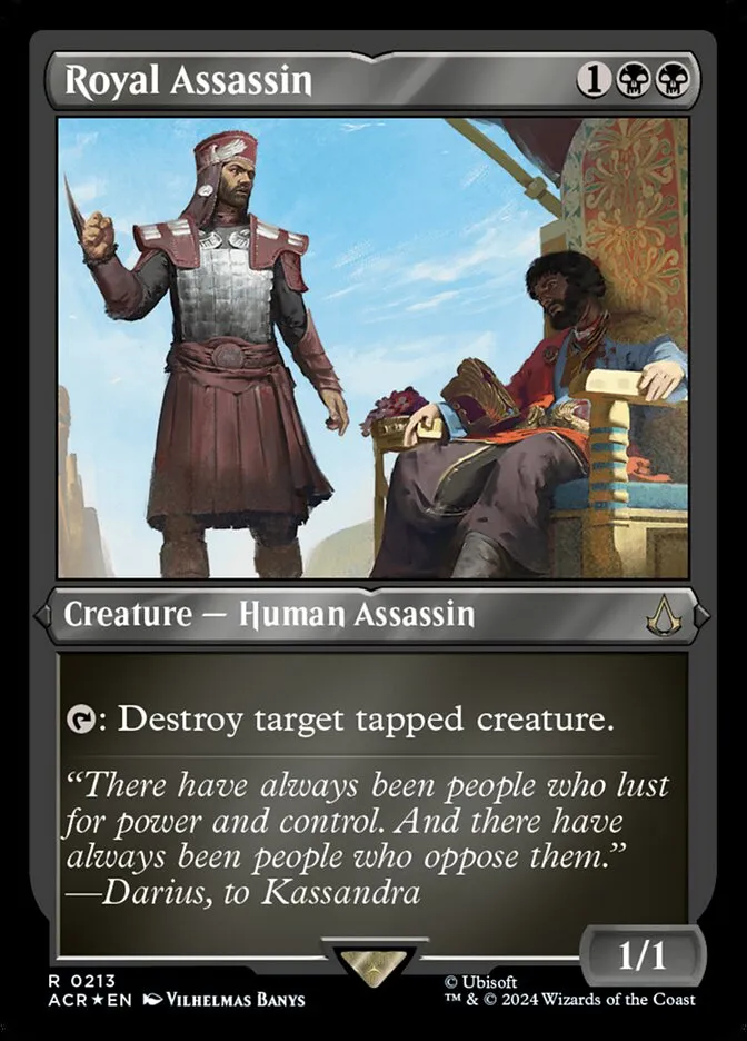 2024 Assassin's Creed Royal Assassin #213 rare card image
