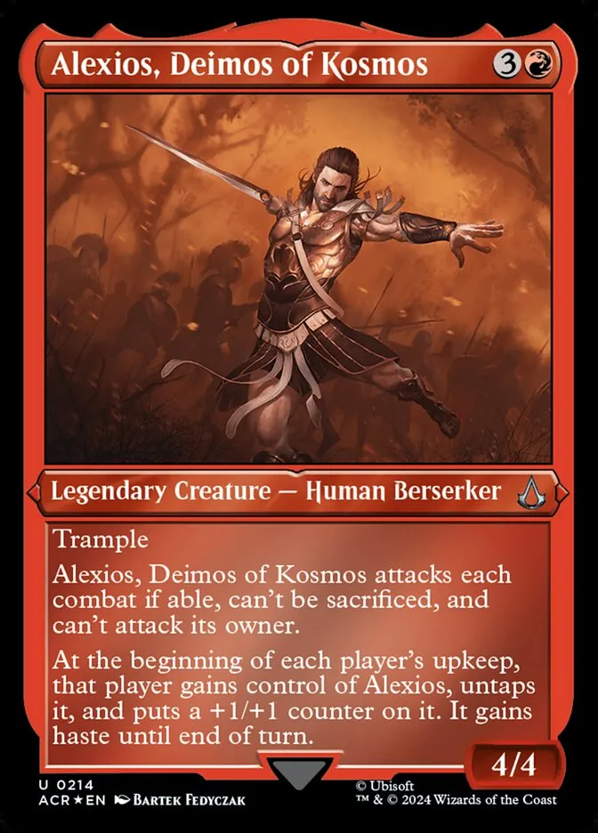 2024 Assassin's Creed Alexios, Deimos of Kosmos #214 uncommon card image