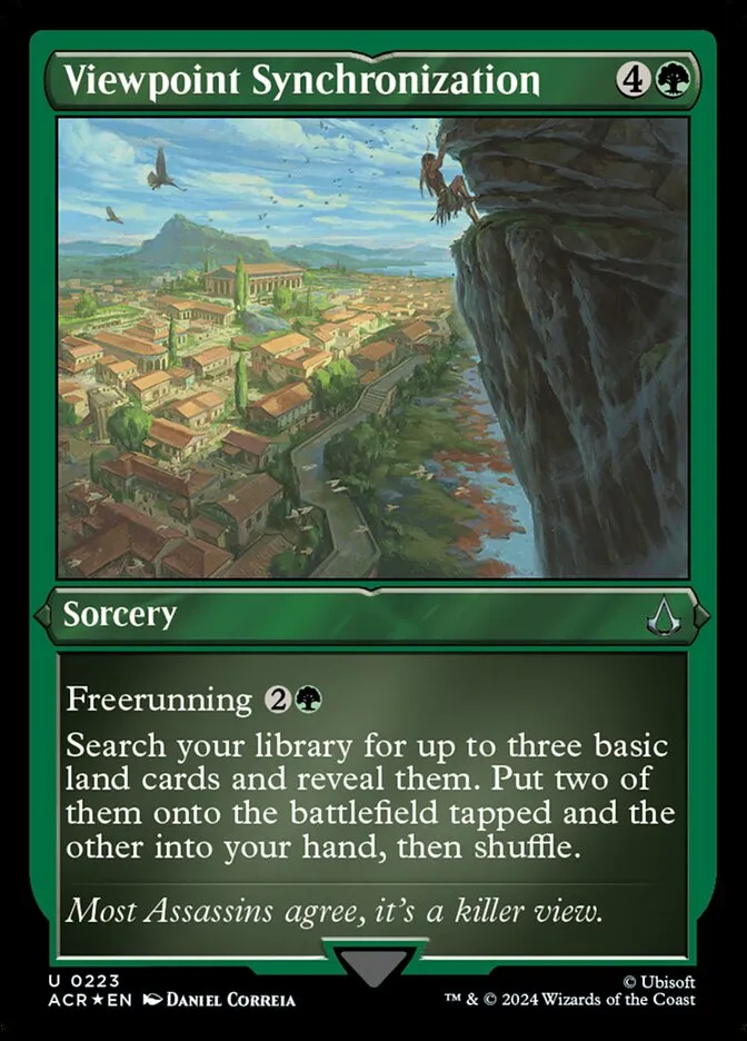 2024 Assassin's Creed Viewpoint Synchronization uncommon #223 uncommon card image